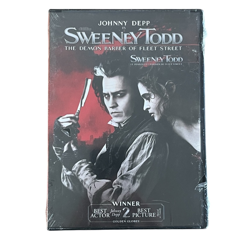 Sweeney Todd DVD SEALED Tim Burton Johnny Depp Horror Movie
